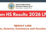 Assam HS Result 2026 Live Updates: Class 12th results releasing on April 28 at…