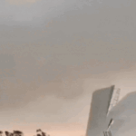 Watch: UP man swept into air while holding tin shed during violent storm, survives…
