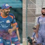 ‘Kya middle stump udaya bey’: Rohit’s funny act leaves MI, KKR in splits |…